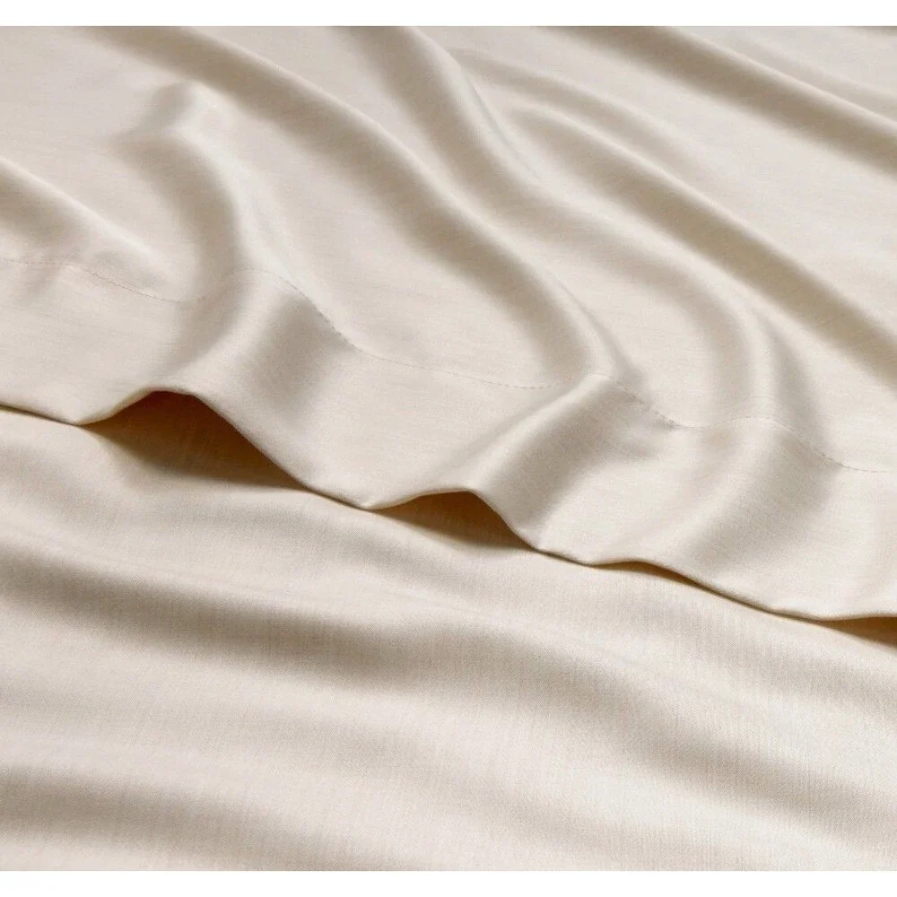 King 400 Thread Count Rayon from Bamboo Sheet Set Natural - Casaluna NEW